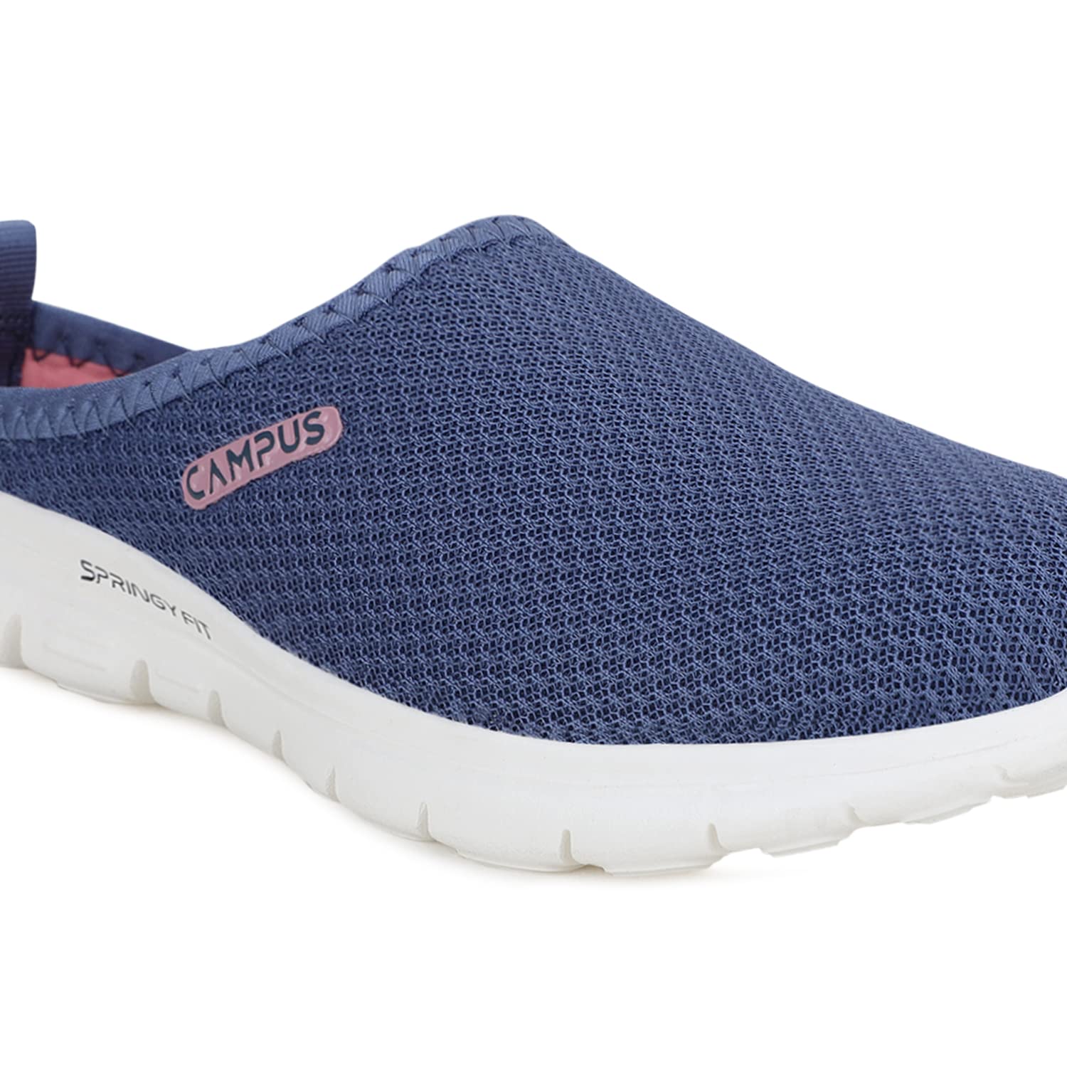 Campus Women's Kim Walking Shoes R.Slate/Pink - 6UK/India 2