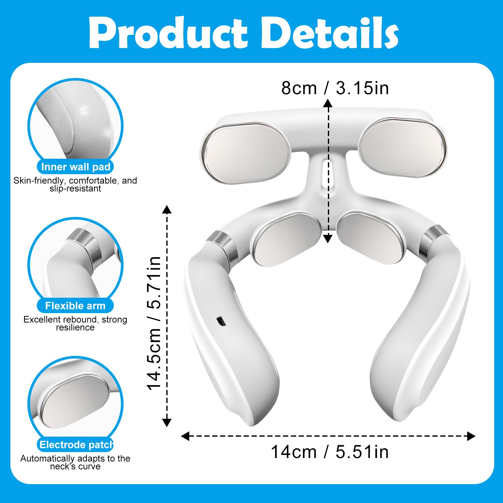 Magic Pro 2.0 Neck Massager - Upgraded Neck Massager Ergonomic
