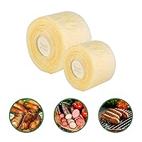 Vista 7 de Fundas comestibles de secado natural para salchichas, tripas para salchichas caseras sabrosas de jamón, salchichas para el desayuno, salchichas