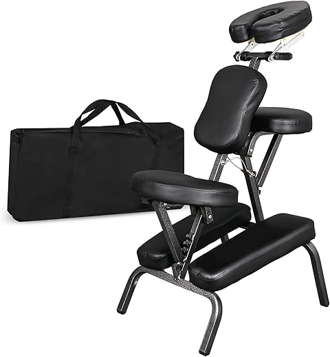 Nova Microdermabrasion Portable Massage Chair Foldable Tattoo Therapy Chair 4 Inches Thickness...