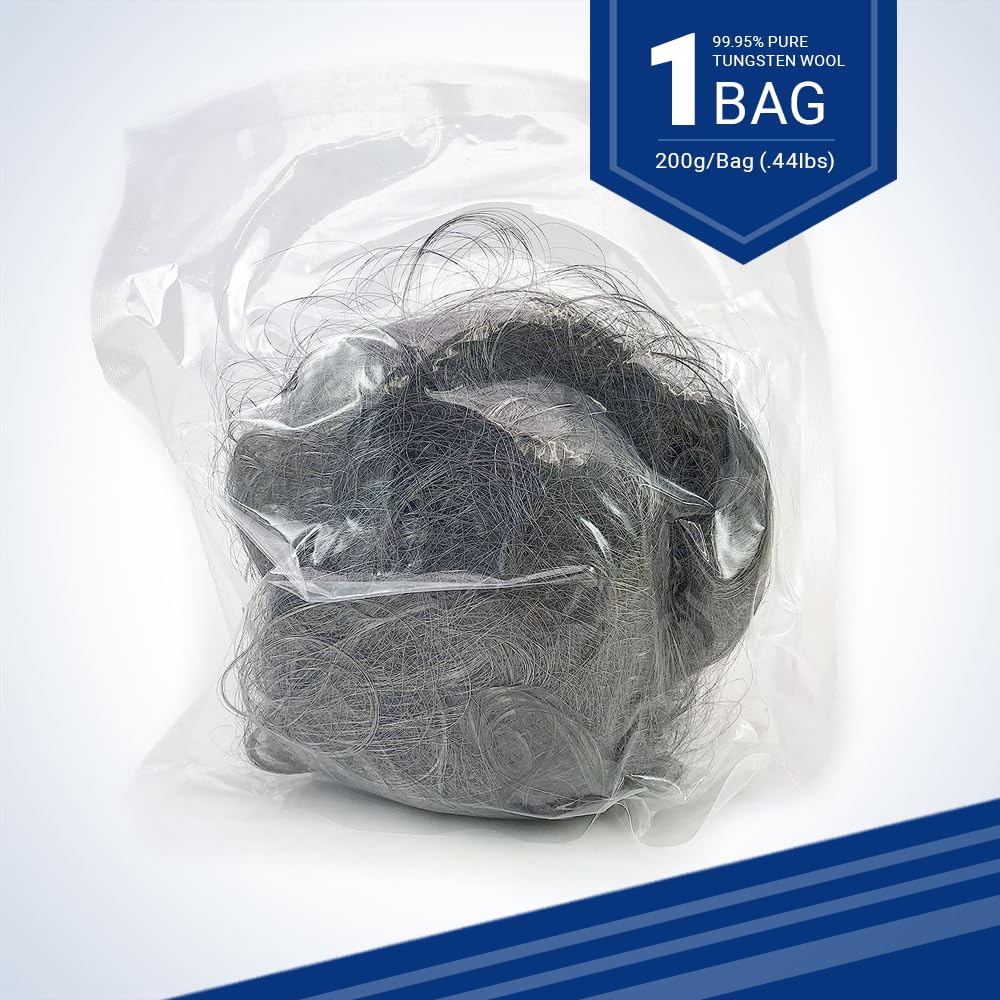 99.95% Pure Tungsten Wool (200g/bag)