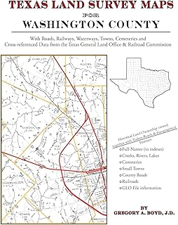 Texas Land Survey Maps for Washington County