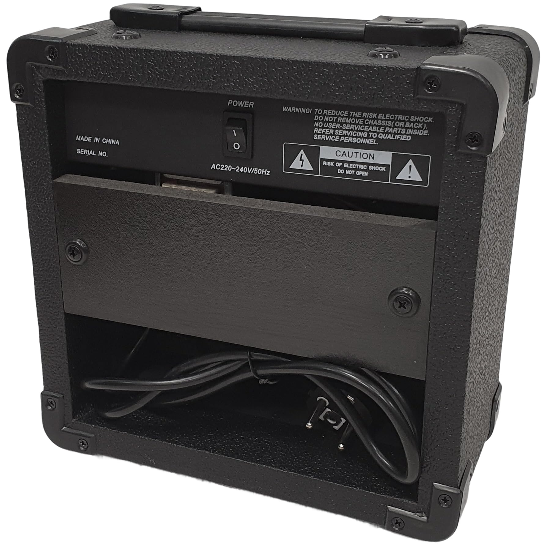 Rockstar - Amplificador de Guitarra Eléctrica BC08-0357 | 10W Potencia | Altavoz 5" Full Range | Canales Clean y Drive | Salida Auricular, Entrada Auxiliar CD/Tape