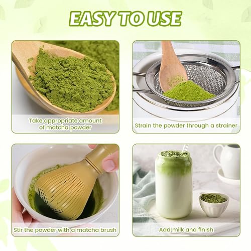 Miniatura 3 de Juego de 3 batidores de resina de matcha fáciles de limpiar, herramientas de bambú para una agitación perfecta, adecuado para hacer matcha de grado