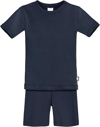 City Threads Certified Organic Thermal Short Sleeve and Short Snug Pajama Set