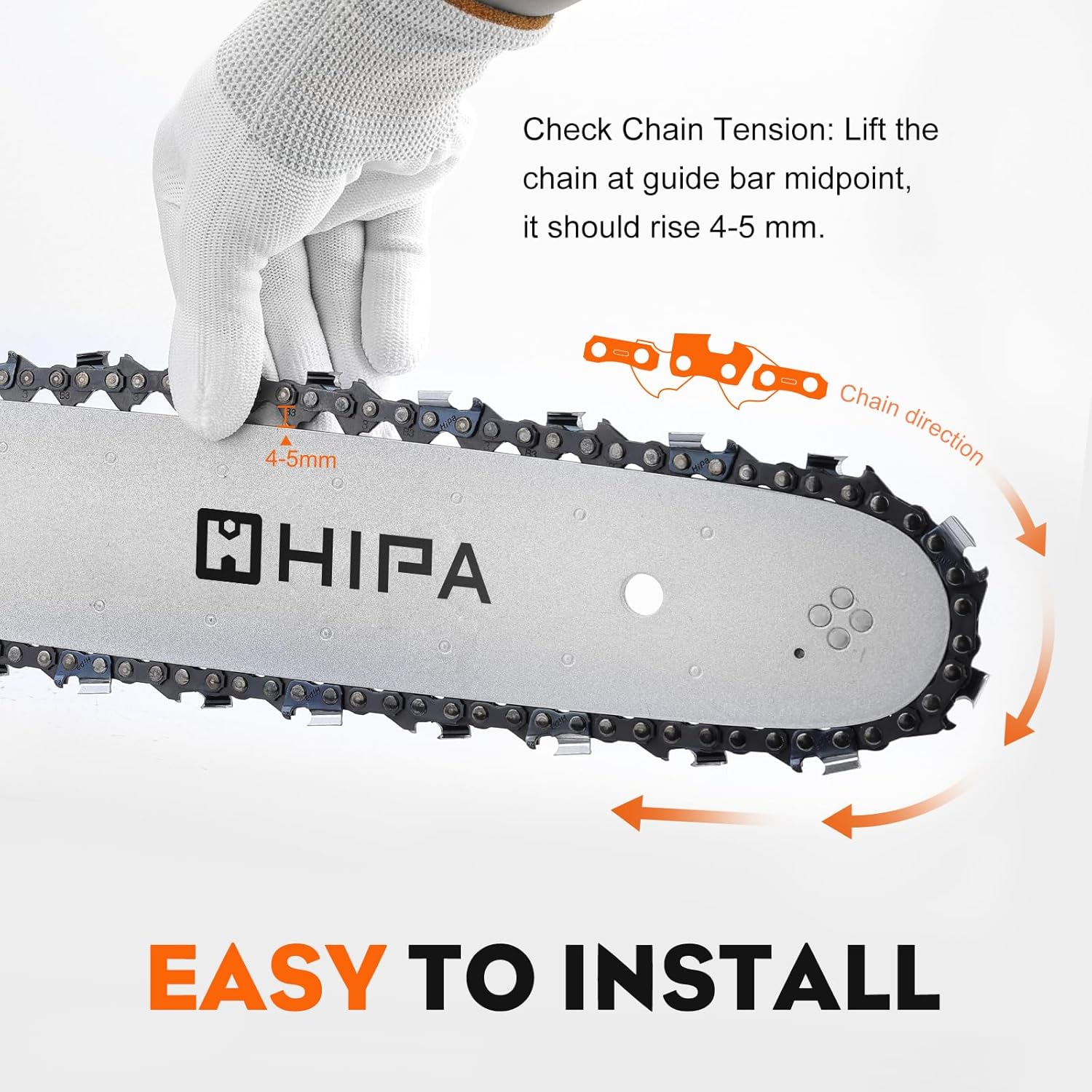 Hipa 24 Inch Chainsaw Chain 3/8" Pitch .050" Gauge 84 Drive Links Fits Hus-qvarna 460 Rancher Sthil MS310 MS361 MS390 MS460 MS660 Chainsaw Replace Oregon E84 585550084 Chain 3 PACK