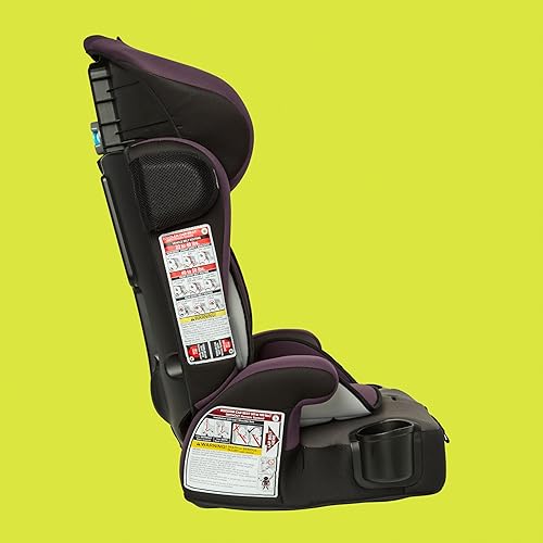 Miniatura 9 de Baby Trend Hybrid SI 3 en 1 - Asiento de coche con refuerzo de combinación con protección contra impactos laterales, Dash Orchid