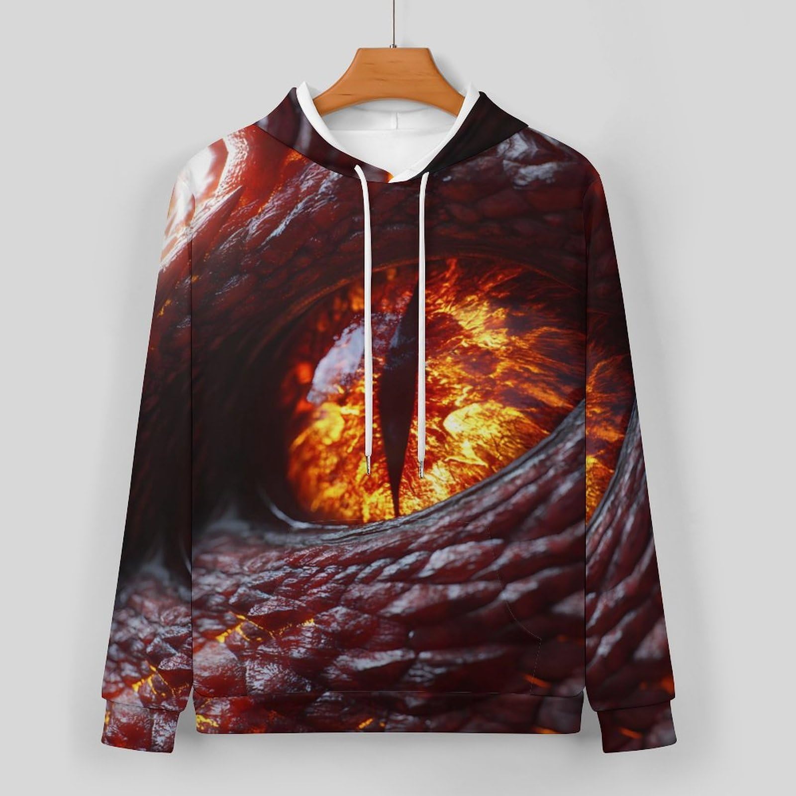 Dragon Eye - Conjunto de sudadera para hombre, 2 piezas, conjunto de chándal casual, sudadera cómoda con capucha