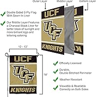 Vista 6 de College Flags & Banners Co. Bandera de jardín de Central Florida Knights