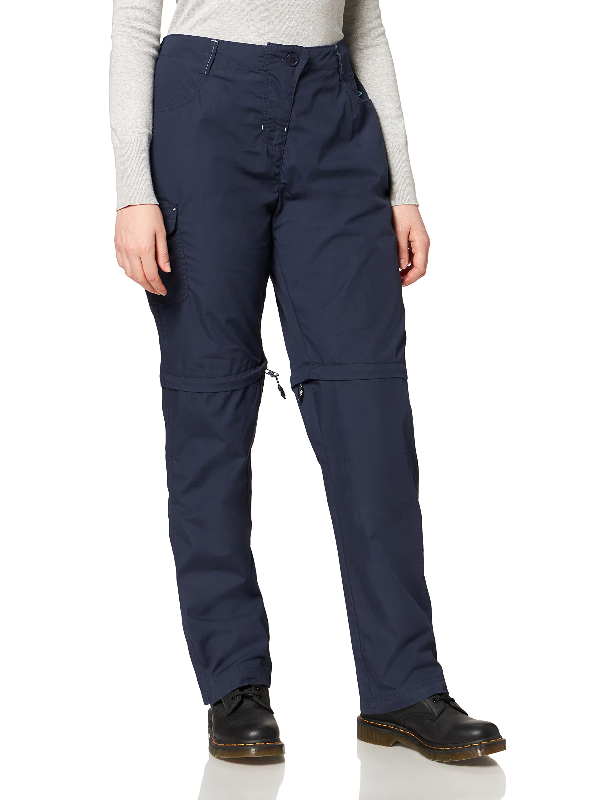 Trespass Women's Zip Off Cargo Trousers Rambler Navy Xxs