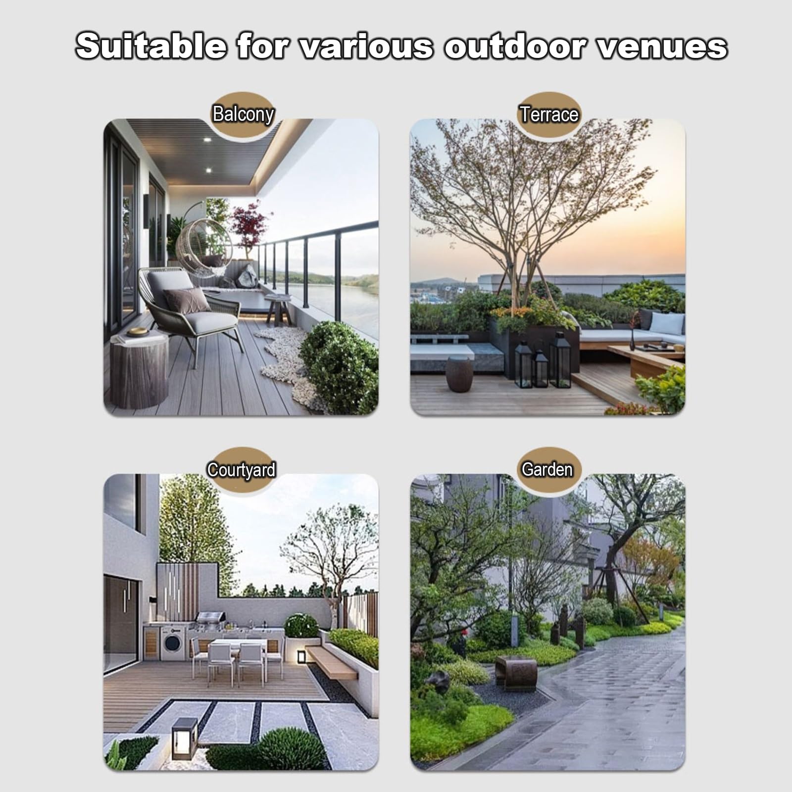Rejilla Desague Terraza, Tapa Desague de Drenaje de Acero Inoxidable 304, Diseño Abovedado Antiobstrucción para Terrazas, Balcones y Jardines, Fácil Instalación(20 cm/8 in)