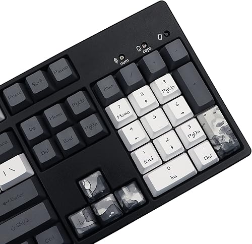 Miniatura 9 de JSJT Ink Lotus Teclas OEM Perfil PBT Dye Sublimación 140 teclas para ANSIISO Diseño Cherry MX Switch Teclados mecánicos para juegos
