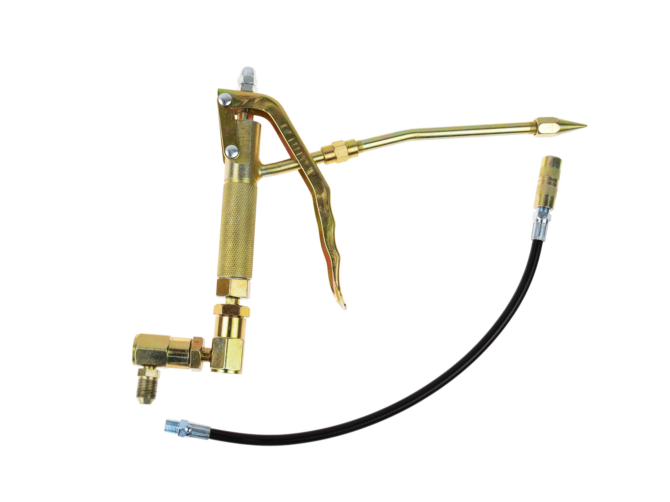 BSD Pompa a Grasso - Ingrassatrice ad Aria Compressa, Pompa Ingrassaggio, Ingrassatore a Barile, Ingrassatore Pneumatico - 20L - Tubo 4m