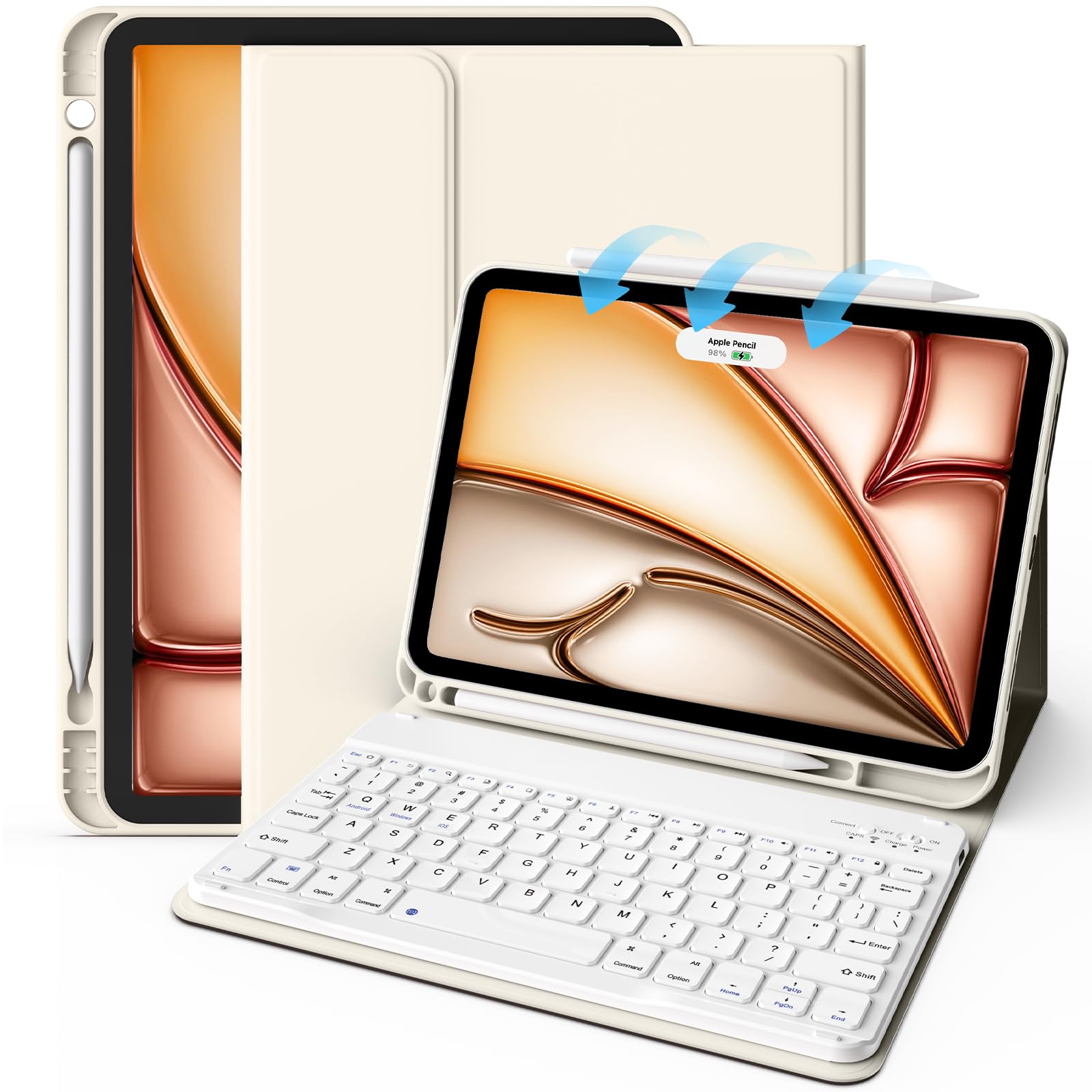 Amazon.com: JKSML Keyboard Case for iPad Air 11 inch M3/M2(2025