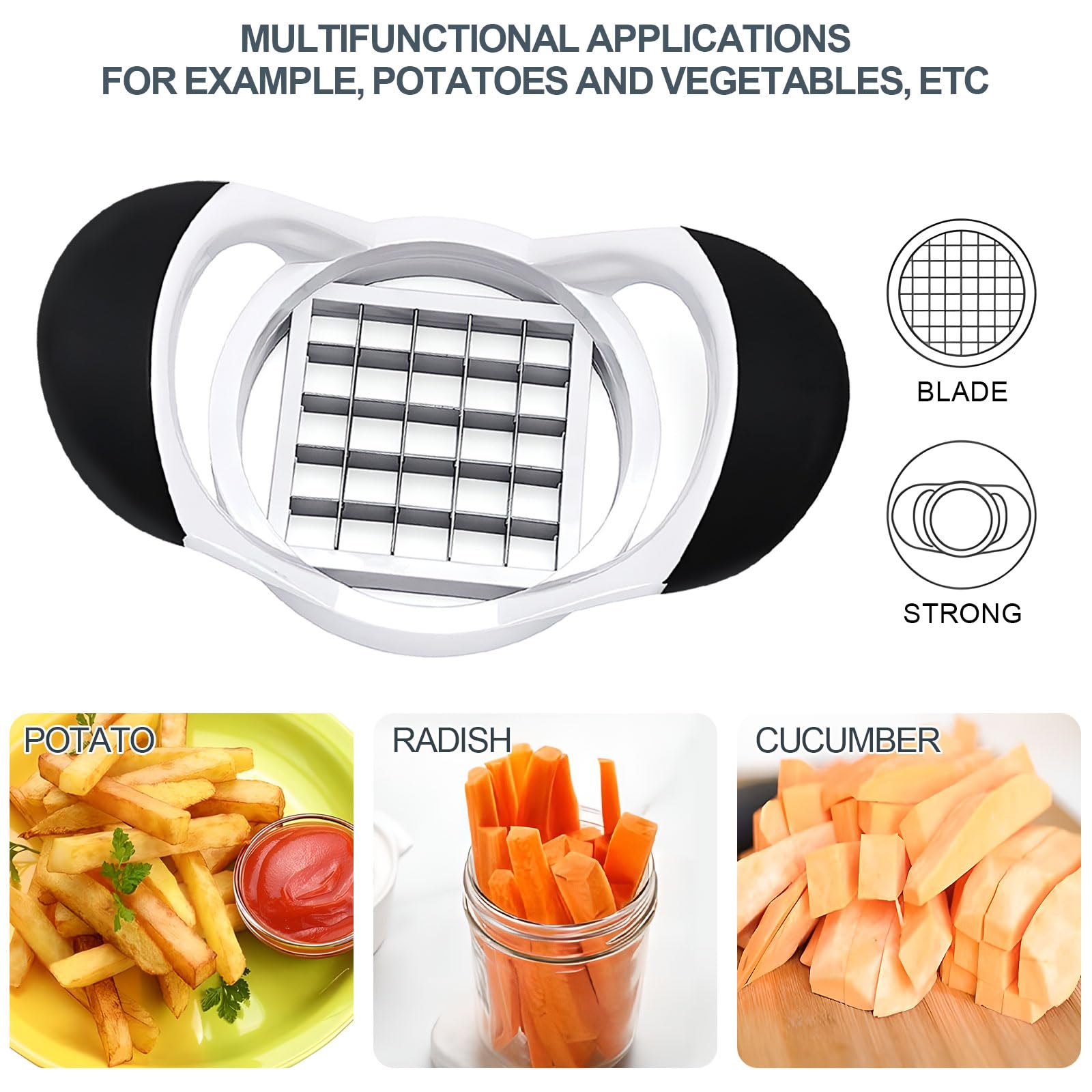 Amazon.com: Handheld potato dicer,Potato Fries Cutter Machine