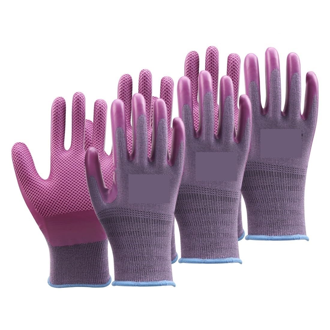 Guanti da Giardinaggio Guanti da giardino Protezione donna Impermeabile for guanti da lavoro estivi in ​​casa e in giardino (Color : Purple-3, Size : XL)