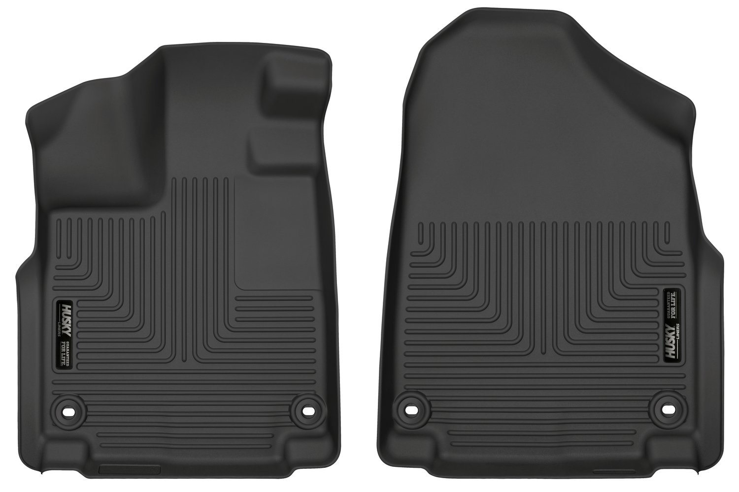 Husky Liners Weatherbeater Floor Mats Fits 2018 - 2025 Honda Odyssey Front Row 2-pc Black - 18801