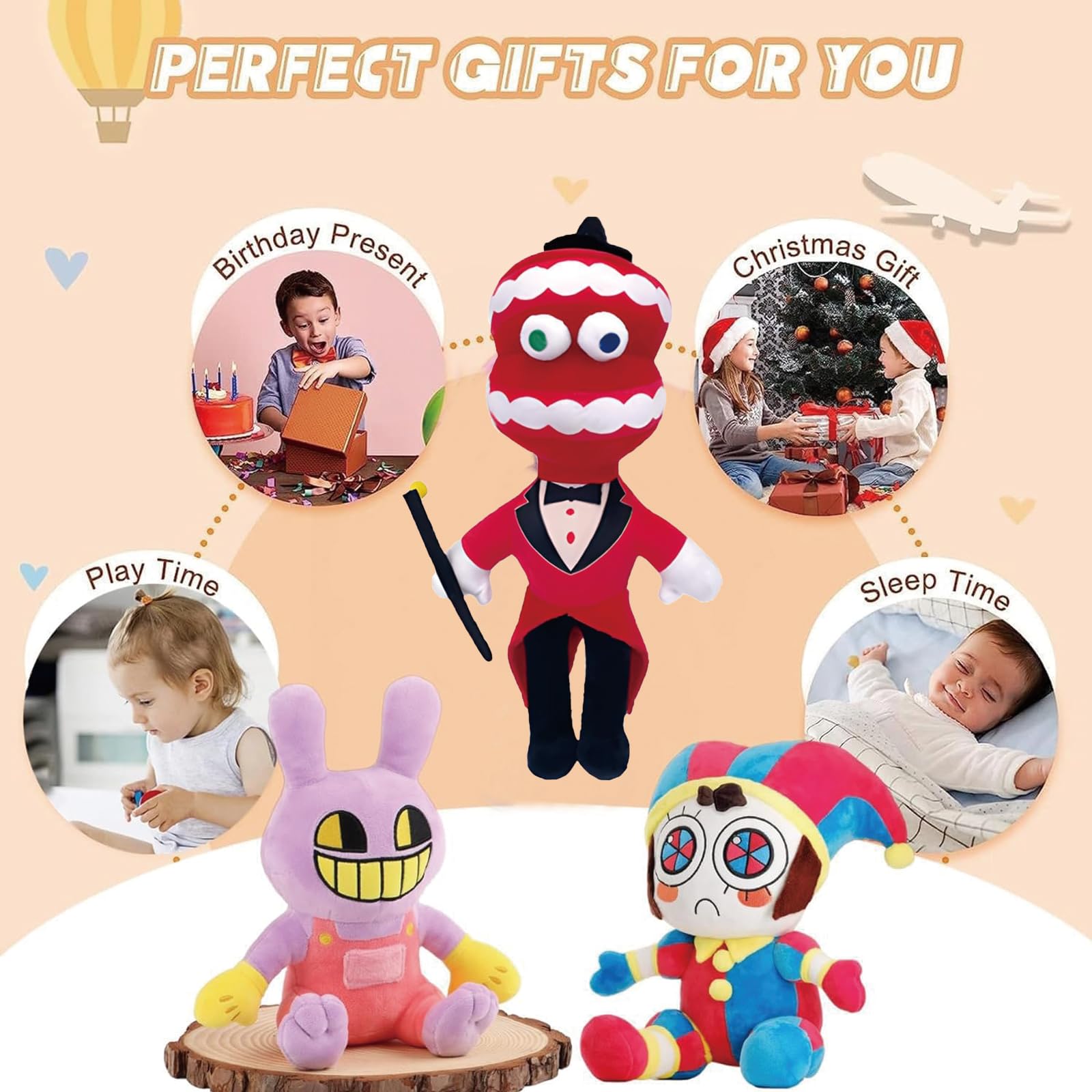 Amazon.co.jp: UVRTUW アメージングデジタルサーカス ぬいぐるみ