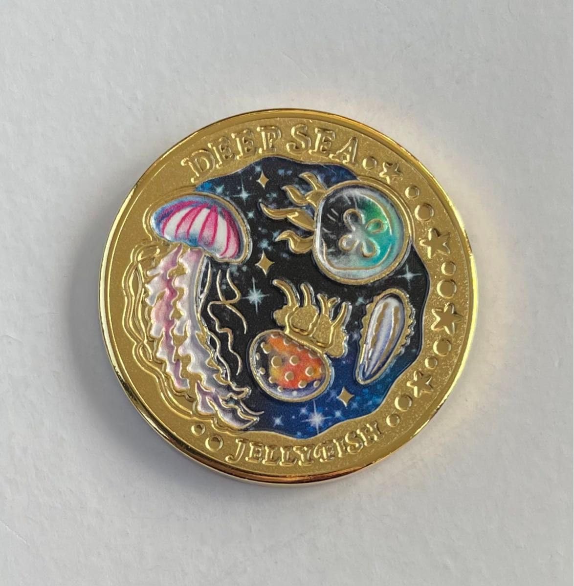 深海☆クラゲ☆記念メダル☆茶平