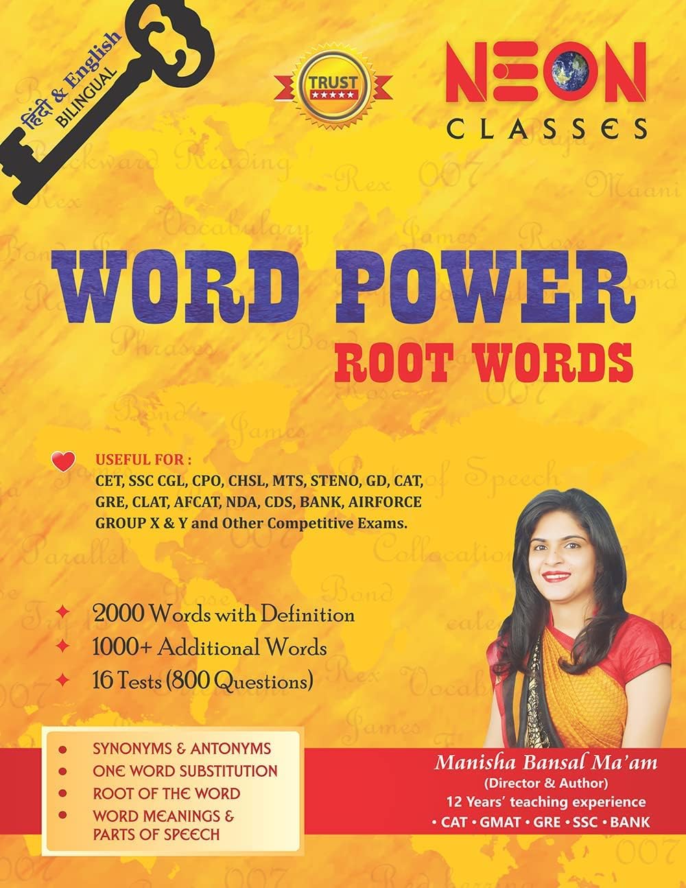 Word Power : Root Words | Bilingual Edition | 2023 Examination | Manisha Bansal | NEON CLASSES | Unknown Binding – 27 September 2024