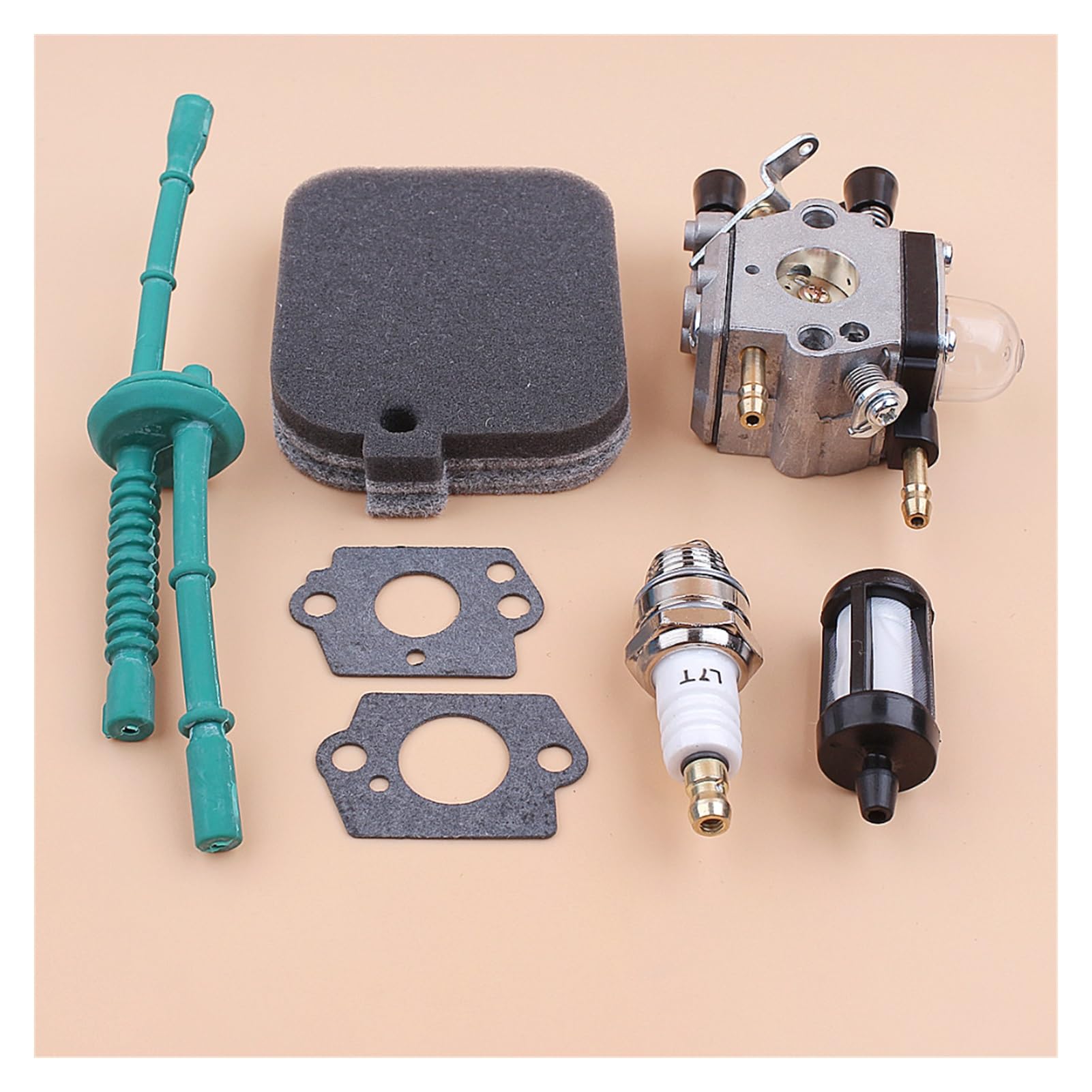 7 Uds junta de carburador filtro de aire Kit de filtro de manguera de combustible for STIHL BG45 BG46 BG55 BG65 BG85 BR45C SH55 SH85 sopladores de hojas 42291200606