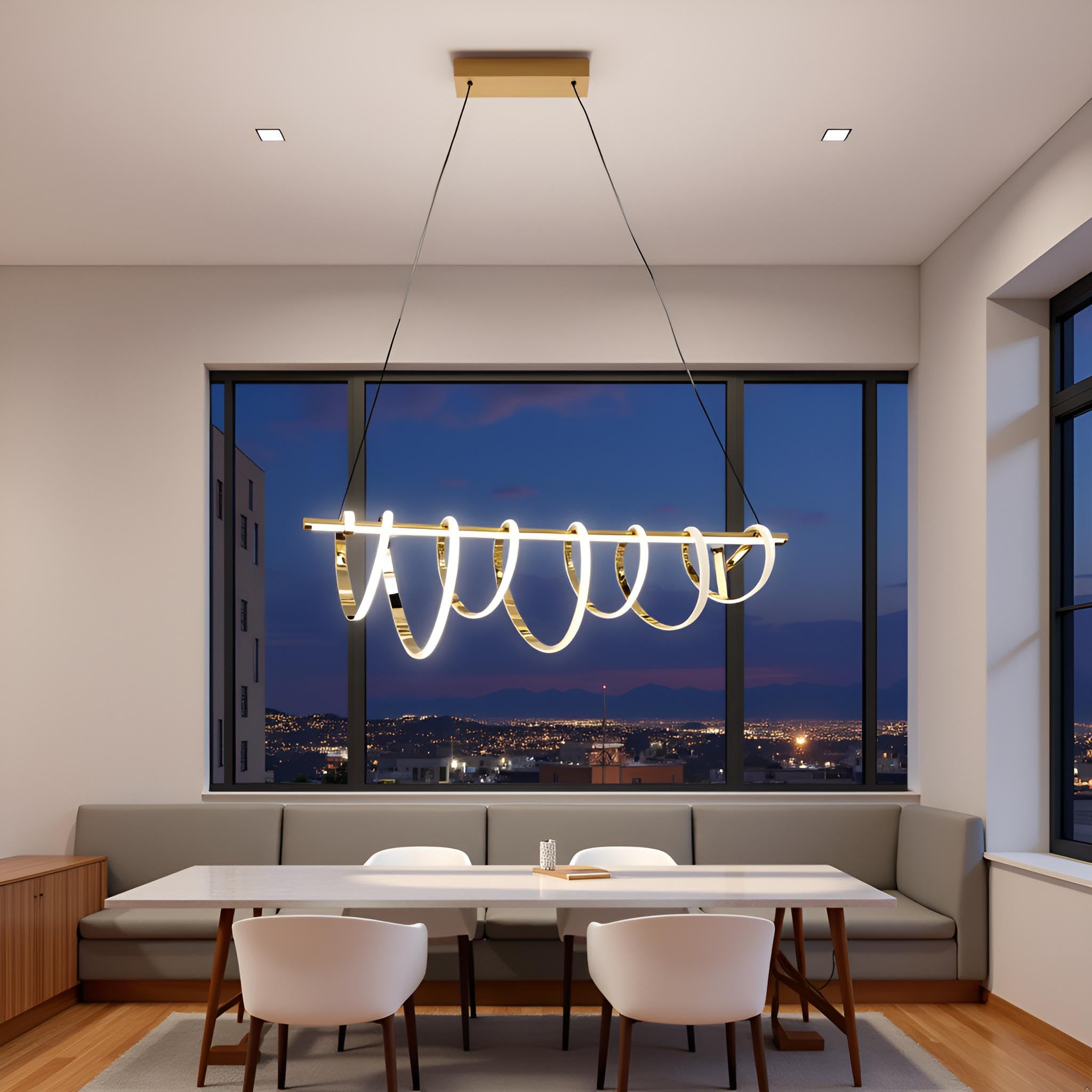 Lyse Decor Chandelier Lights for Ceiling Living Room Modern, Jhoomar for Bedroom Ceiling, Chandelier Lights for Dining Table/Restaurants and Jhoomar for Home (Natural,Cool and Warm)-image-48