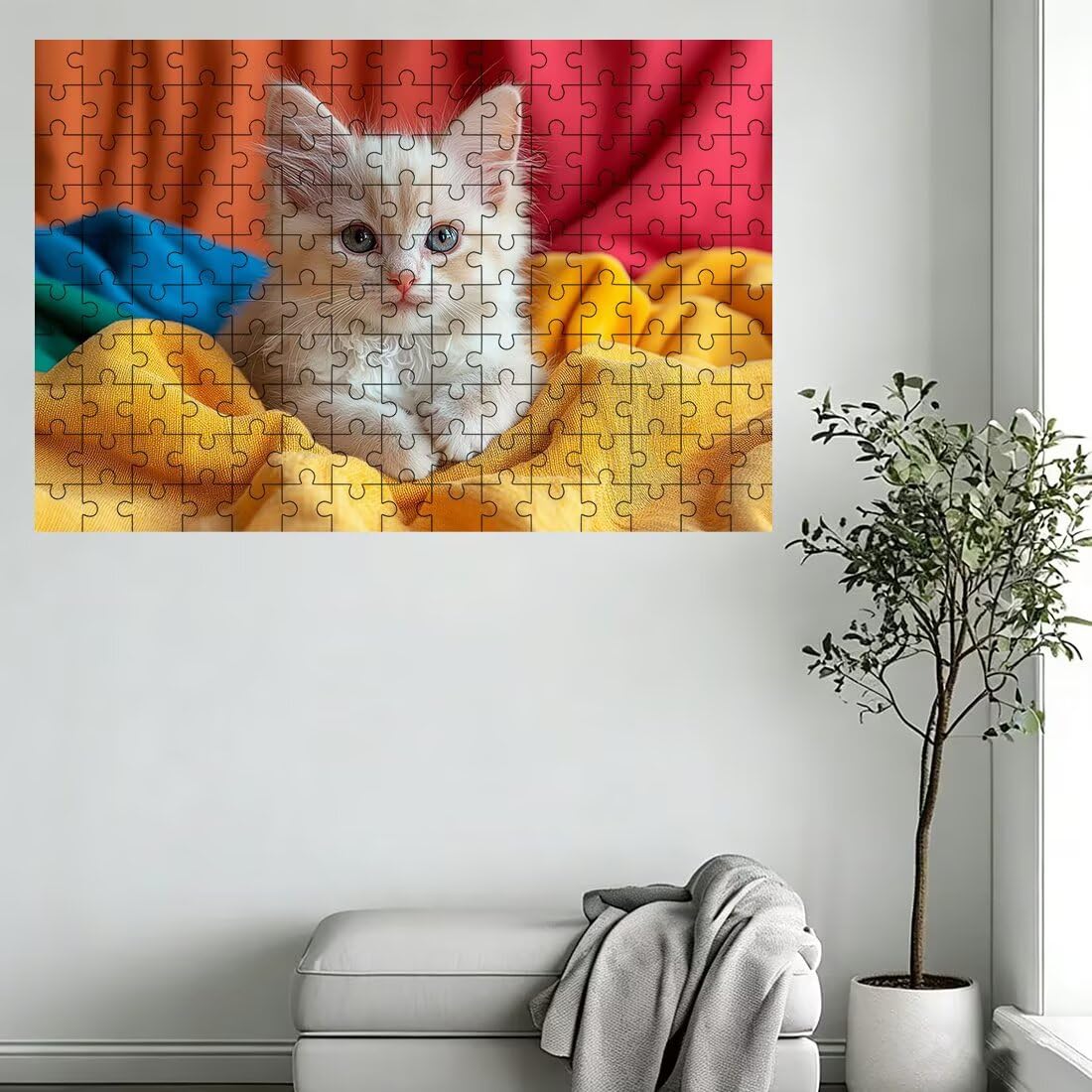 Puzzle 3000 elementów dla dorosłych, puzzle 3000 elementów kota, urocze puzzle dla dorosłych z wykwintnym pudełkiem do pakowania, gry edukacyjne, duże drewniane puzzle na prezent dla kobiet, dekoracje