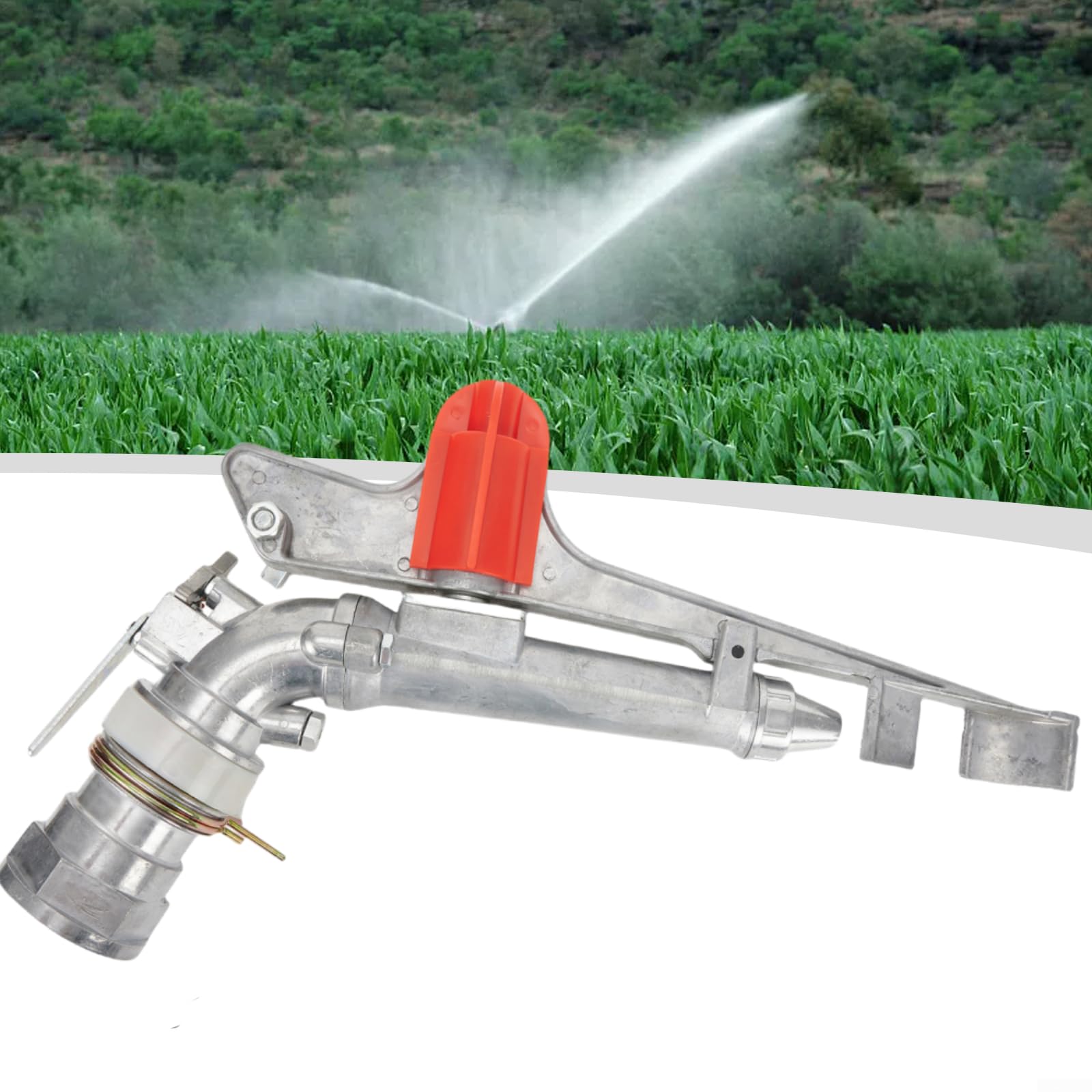 Outdoor-Wassersprinkler für Bauernhof, Garten, 360 Grad drehbar, verstellbar, Bewässerungssprinkler, Innengewinde, große Abdeckreichweite Sprinkler