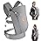 vrbabies New Upgrade Ergonomic Baby Carrier Newborn Toddler Wrap Carrier,Hands Free Baby Sitting Support Sling,Breathable,Perfect for Infants/Chest Sling for Babies Shower Gift(Dark Grey)