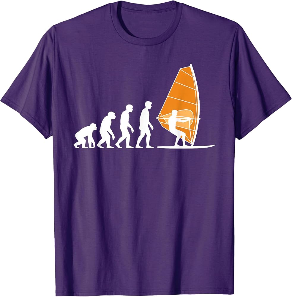 Mejor arte de windsurf para hombres mujeres windsurf windsurf camiseta