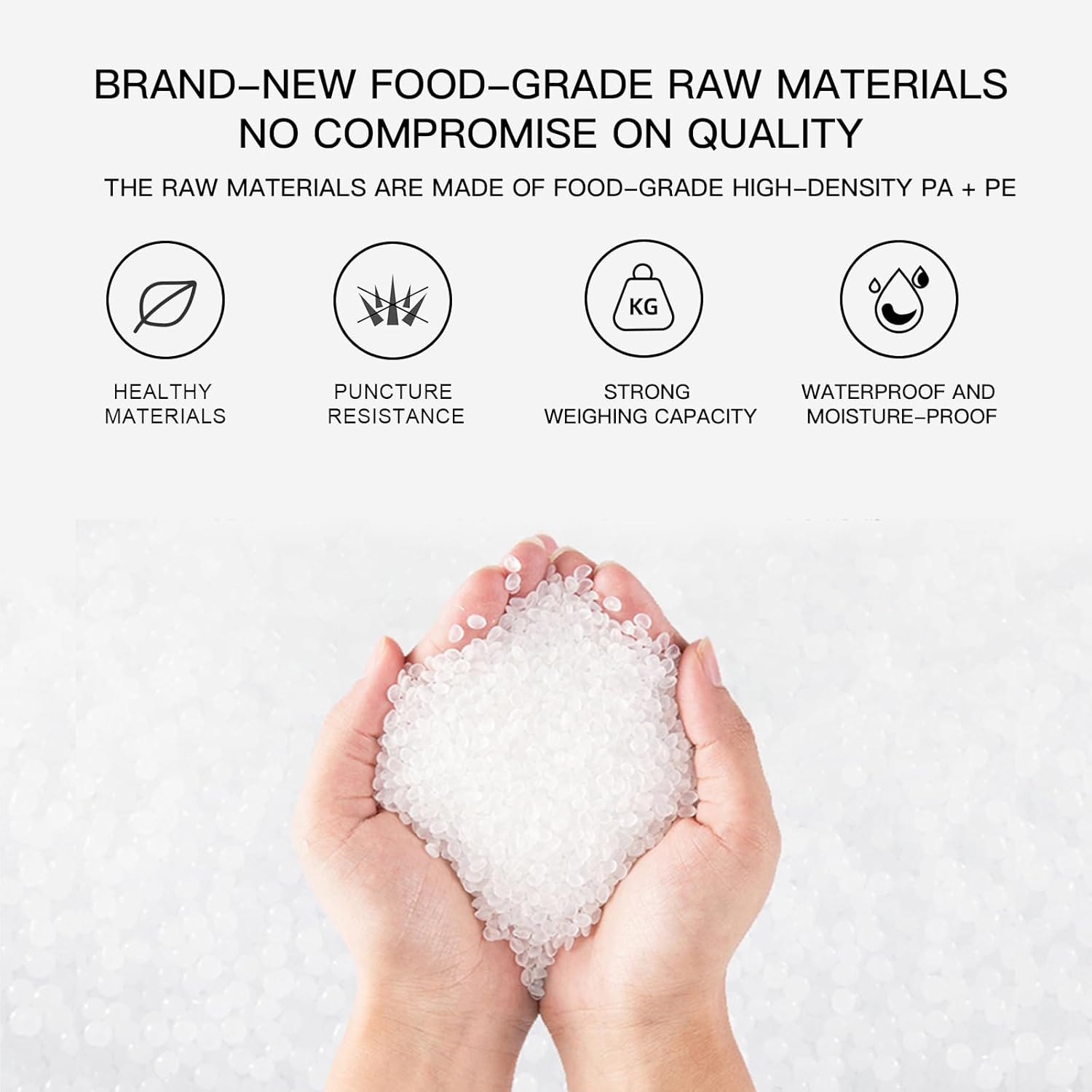 MEGAWISE Vacuum Sealer Bags (11''x 14''-100pcs) for Food Freshness Preservation, BPA Free Vacuum Storage Bags for Food or Sous Vide, Seal a Meal,Double-Sided Texture, Double Lock Freshness (100 count) - Image 5