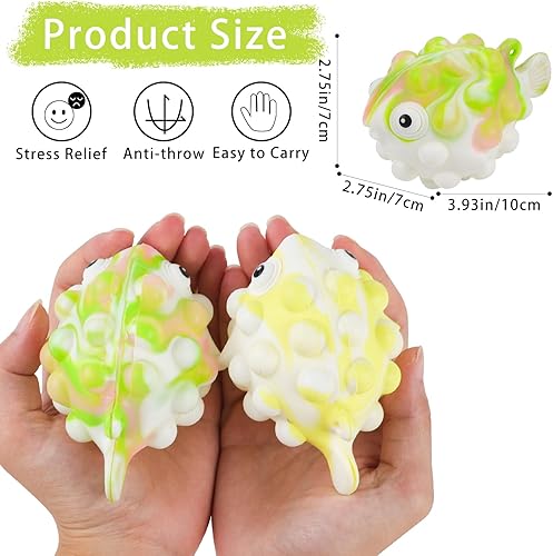 Miniatura 2 de Anboor Juguetes sensoriales para ansiedad de presionar burbujas, juguete sensorial de silicona 3D, juguete sensorial para reventar burbujas, juguete