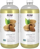 Vista 6 de NOW Foods Solutions, aceite de almendras dulces, aceite hidratante 100% puro, promueve una piel de aspecto saludable, aceite sin perfume, 32 onzas