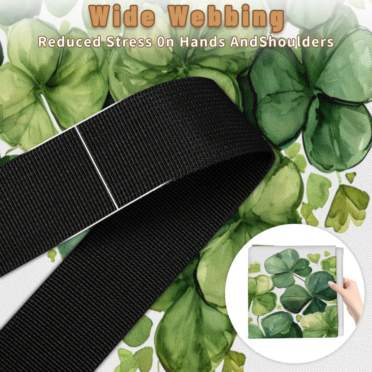 Honeybaby 214L Extra Large Comforter Storage Bag Watercolor Heart Clover Storage Totes with Lids Waterproof Closet Organizer Folding Blanket Storage Bags for Clothes Bedding Pillows