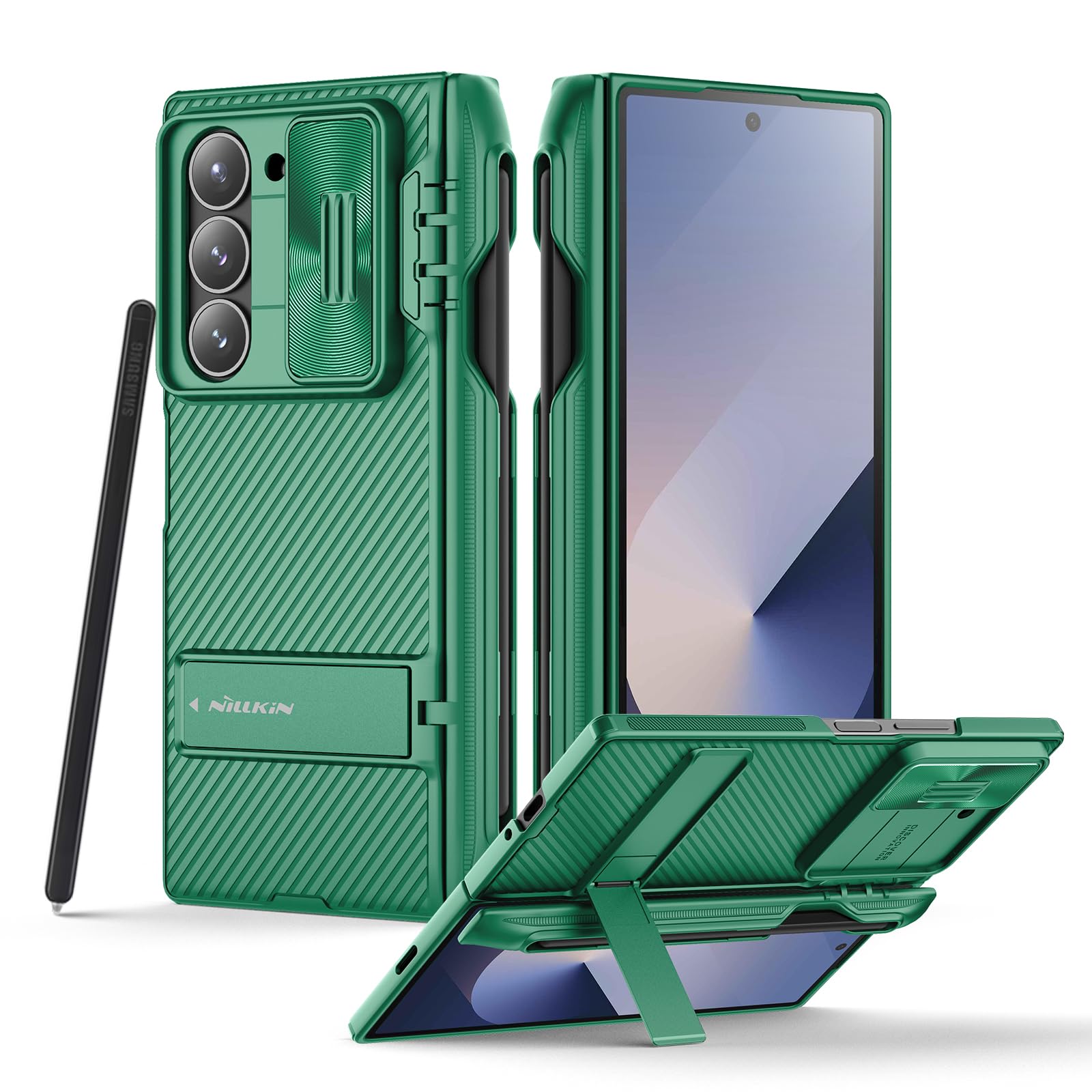 Amazon.com: Nillkin Samsung Galaxy Z Fold 6 Case with S Pen Holder