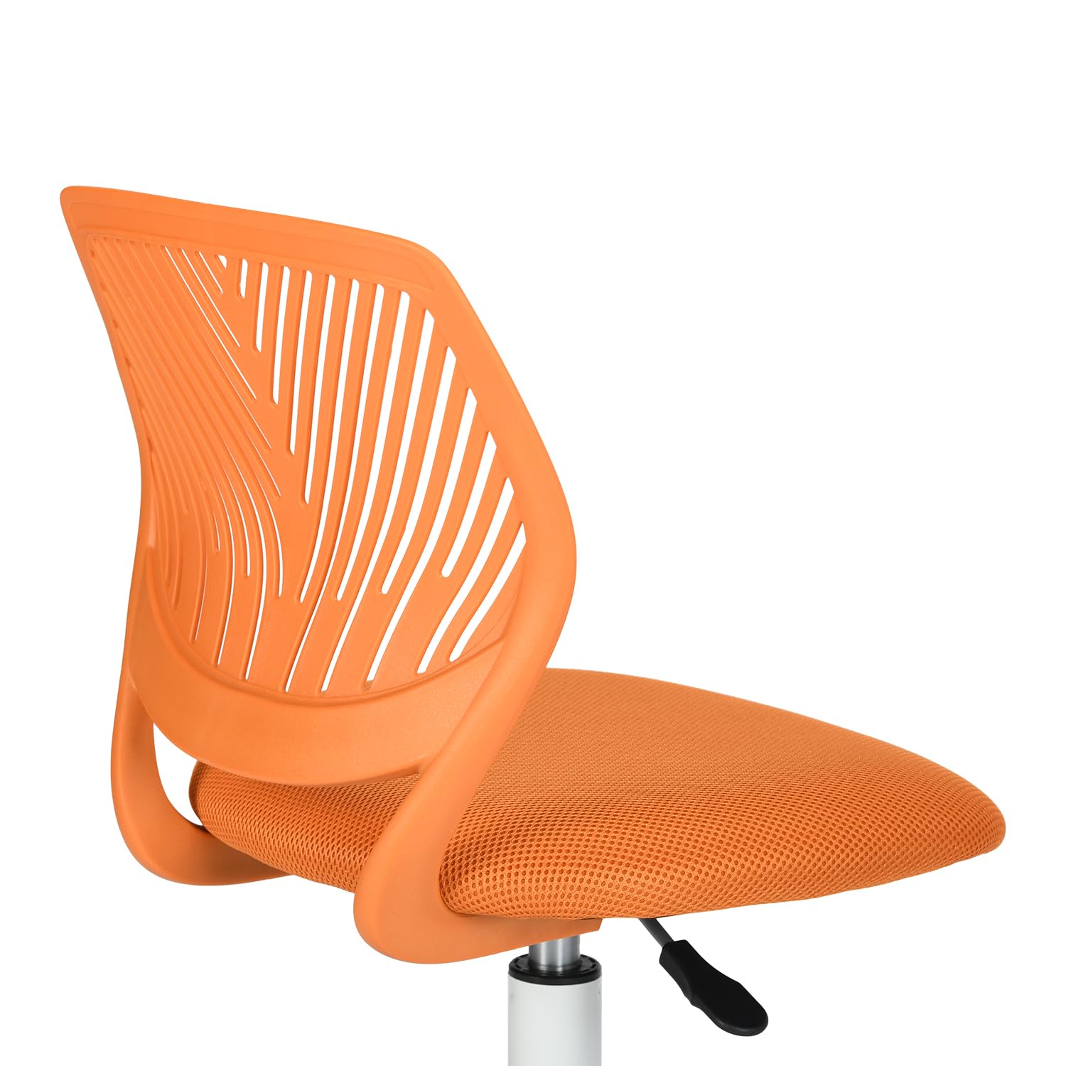 FurnitureR Silla de Escritorio, Silla giratoria ergonómica sin reposabrazos, Silla de Oficina Ajustable en Altura con Ruedas, cómoda Silla de Trabajo para Oficina en casa, Dormitorio y Estudio