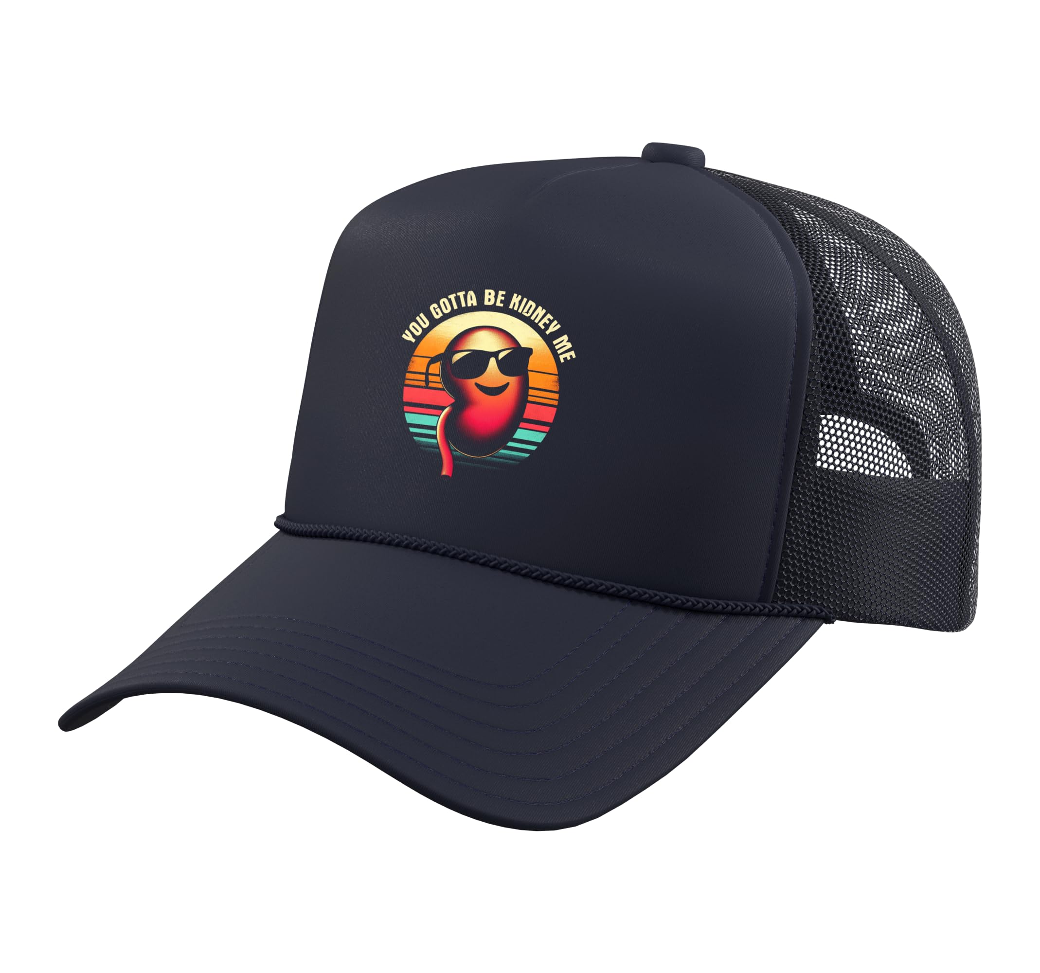 You Gotta Be Kidney Me - Funny Word Gag Pun Dad Joke Lover Trucker Hat with Adjustable Mesh Back