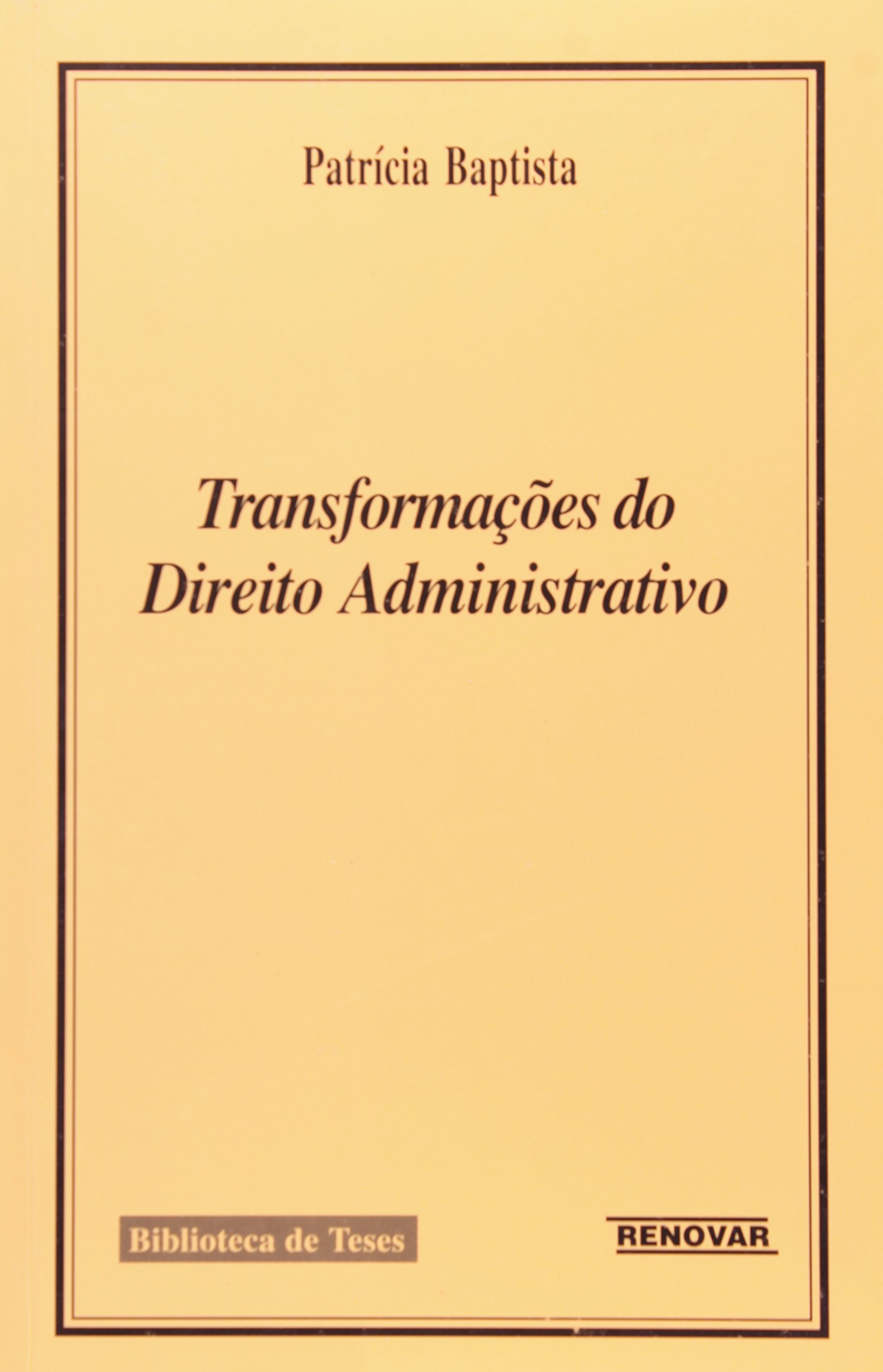 Capa de Transformações do Direito Administrativo