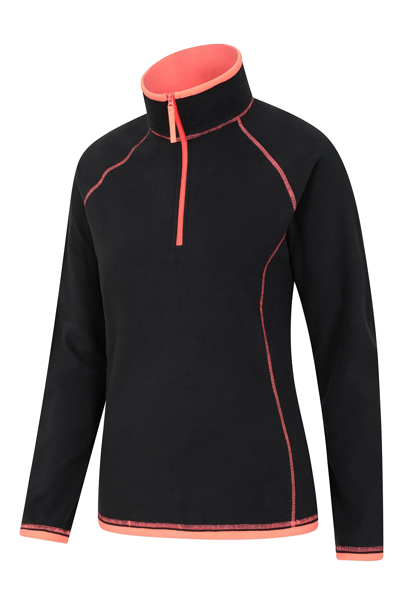 Mountain Warehouse Montana Womens Microfleece Breathable Ladies Sweater, Quick Drying Pullover, Warm Fleece Jacket, Half Zip - Anti-Pill, Lightweight, Purple, Medium — view 5