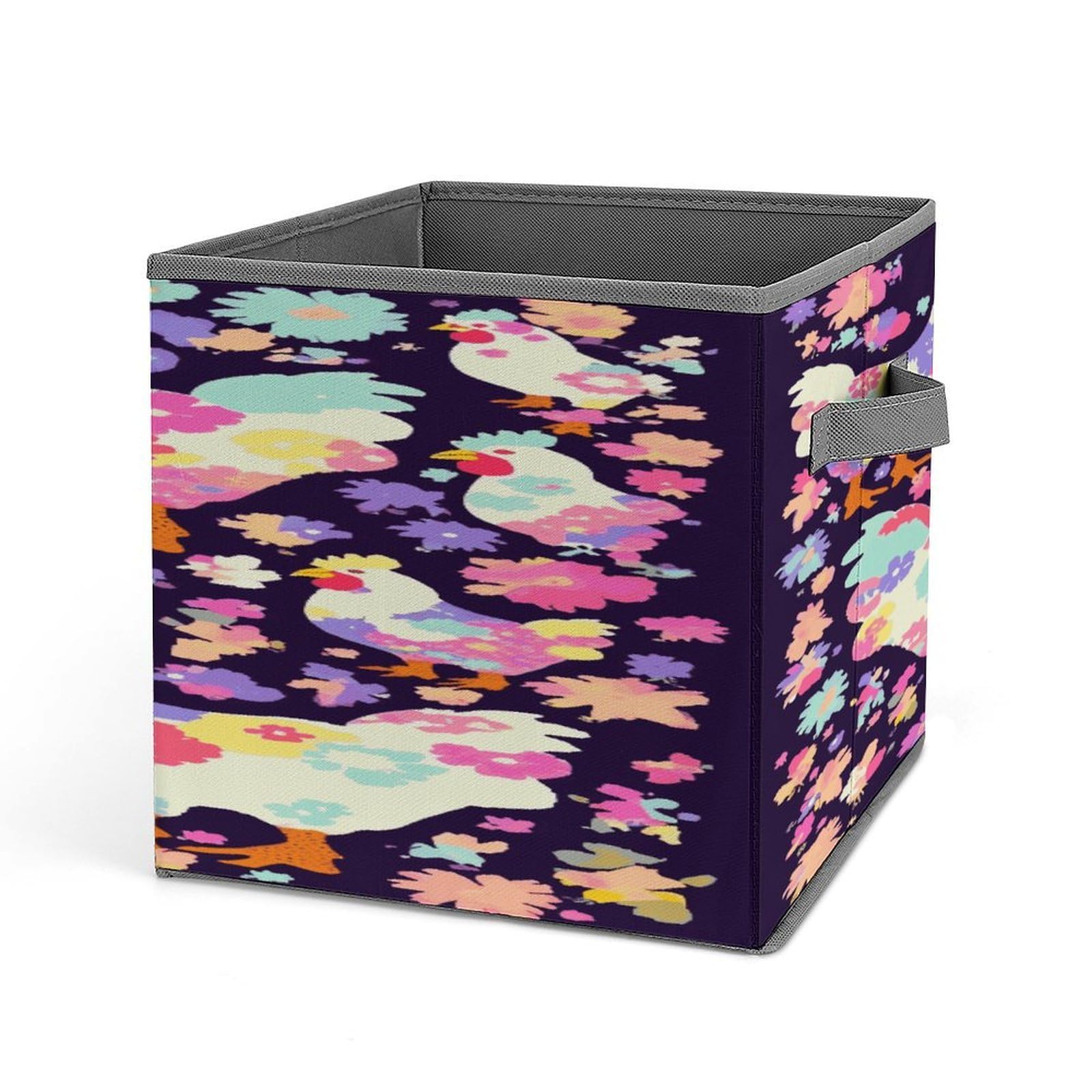 Fekiloot Style Flower Heart Chicken Storage Bins Storage Baskets