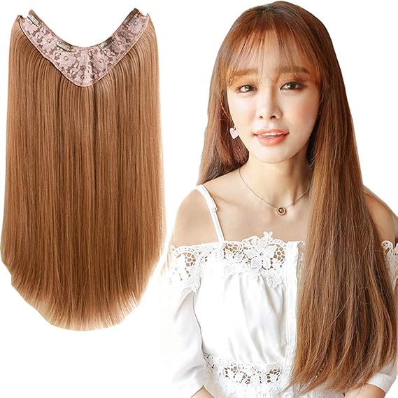 Amazon Nicehair ウィッグ U型ハーフウィッグ 女性 かつら エクステ クリップ つけ毛 部分ウィッグ ミディアム ロング丈 巻き髪 ゆるふわ 自然 耐熱仕様 ストレートor カール ポイントウィッグ 通販