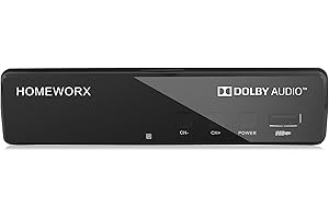 Mediasonic HW130STB ATSC 3.0 Digital TV Converter Box with Recording and Media Player