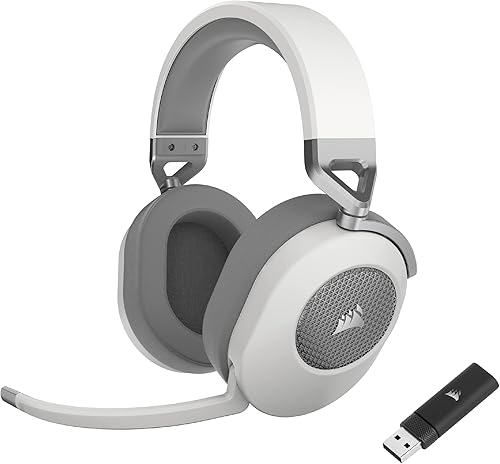 Corsair HS65 Auriculares inalámbricos multiplataforma para juegos con Bluetooth - Dolby Audio 7.1 - Micrófono omnidireccional - Compatible con iCUE
