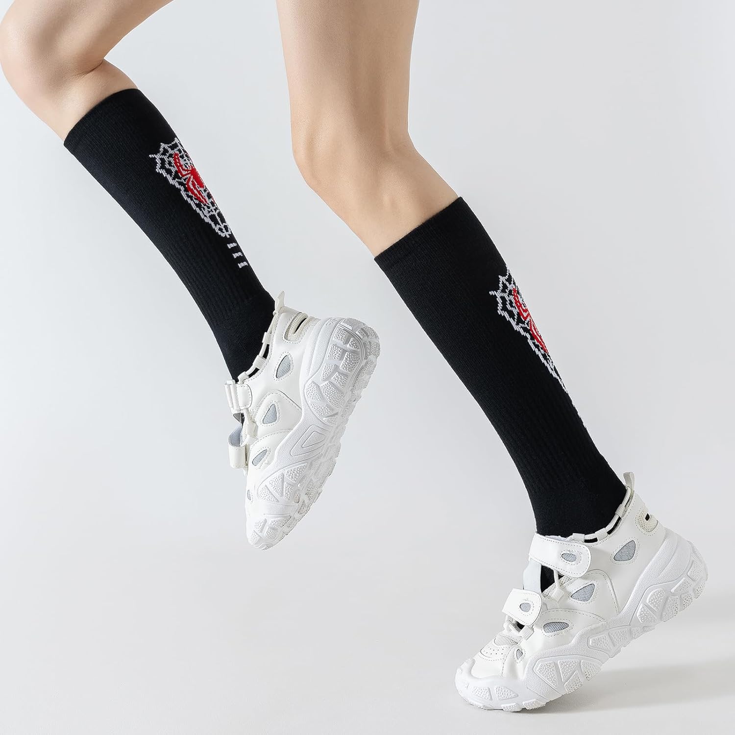 4 Pairs Spider Kids Soccer Socks, Athletic Knee High Socks Football Baseball Sports Socks for Boys Girls - Image 6