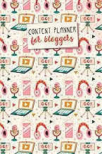Content Planner For Bloggers: Beautiful Notebook for Online Content Crea...