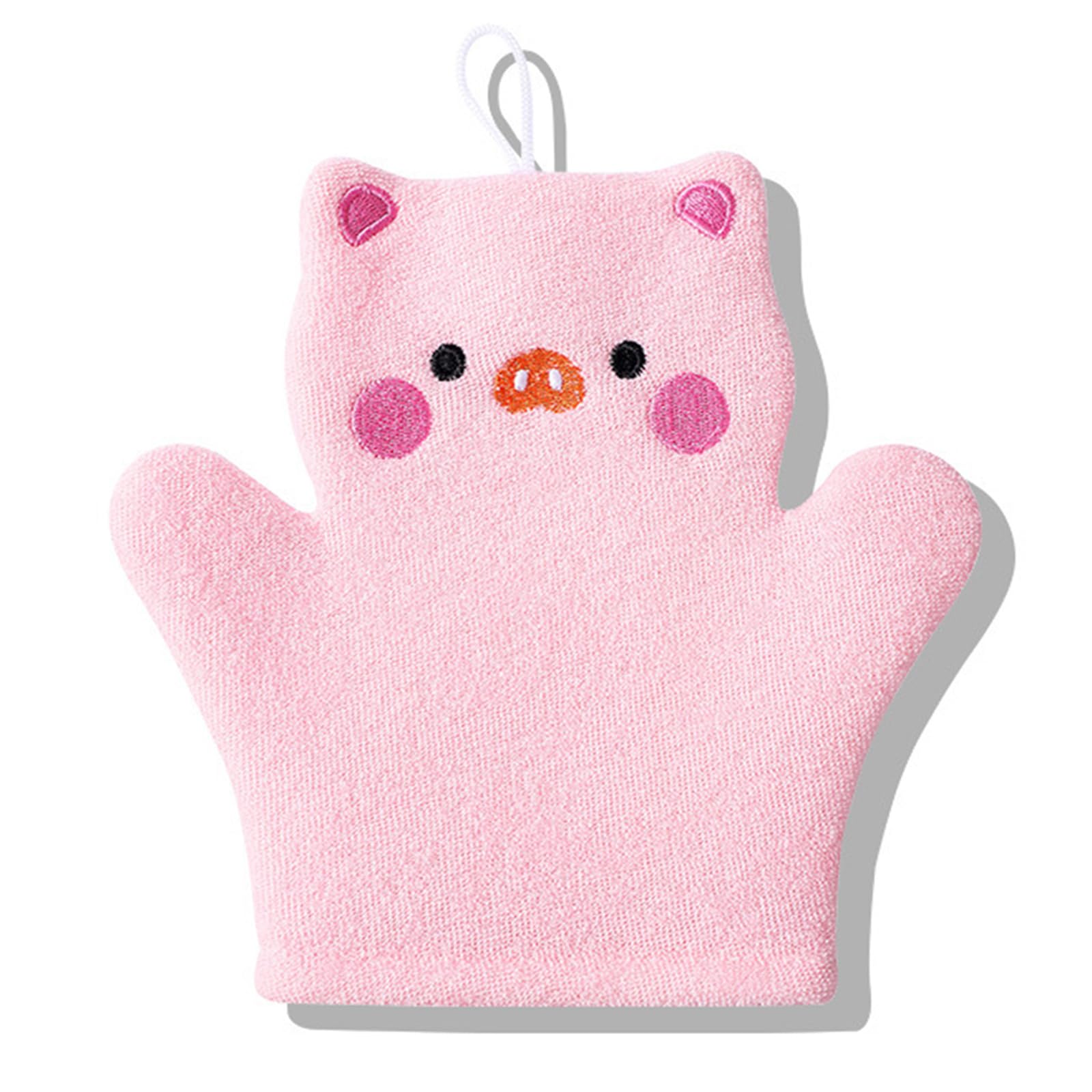 Beimus Painlessly Bathing Gloves for Toddler Skin Friendly Scrubber Parent Child Interaction Tool User Friendly Fabric Cloth Soft Bath Scrubber for Toddler