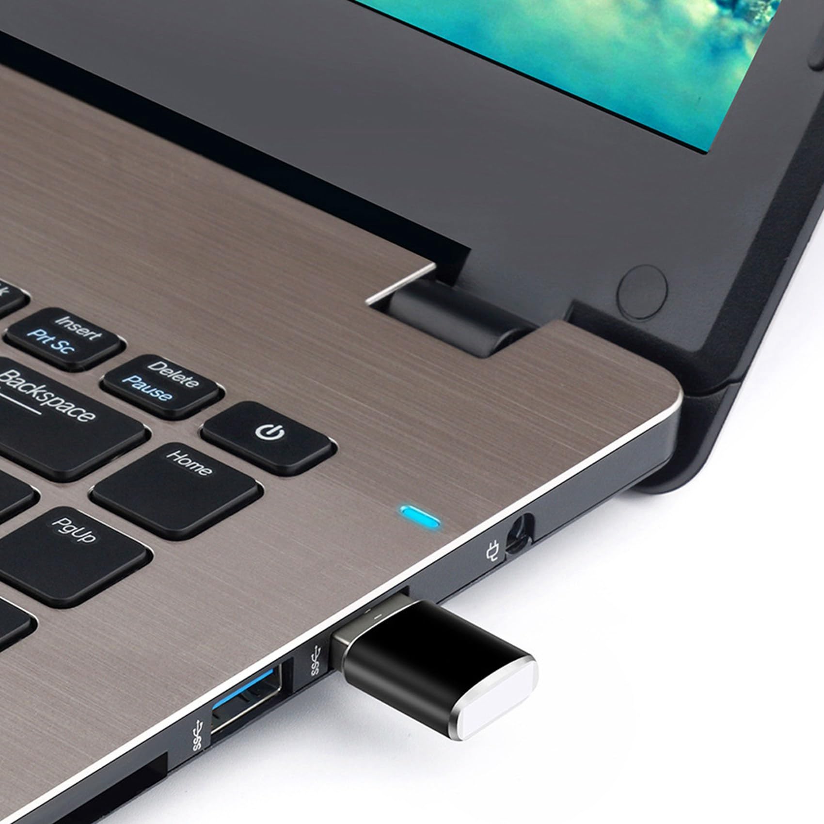 10 mini USB 3.0 in alluminio, lettore di schede di memoria, adattatore per micro schede/lettore di schede TF