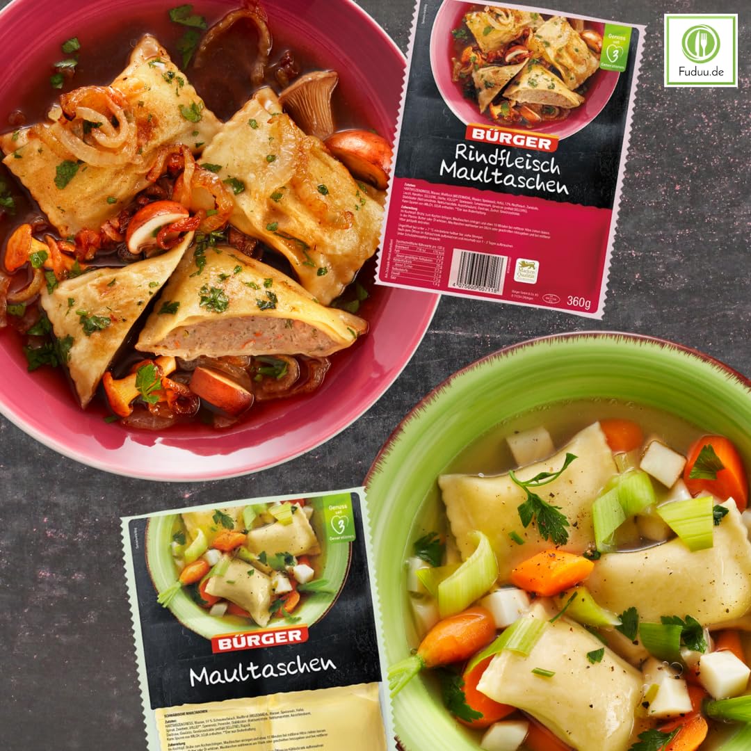 Bürger - "Maultäschle-Mix XXL" - das Maultaschen Probierpaket