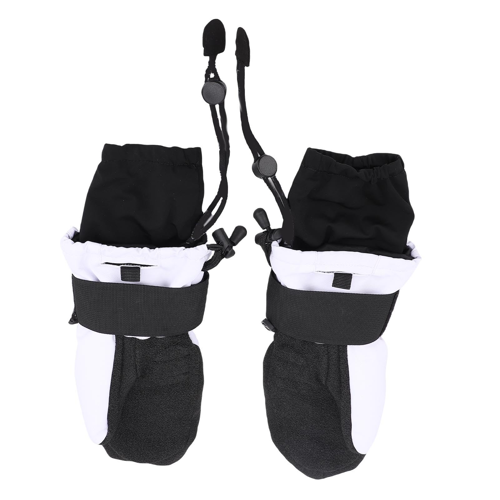 Emoshayoga Manoplas de Snowboard con Diseño Interior Resistente Al Agua de 5 Dedos para Ciclismo, Senderismo y Montañismo, Juego de 2 Pares