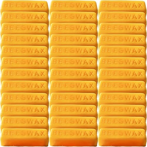TooGet 36 barras de cera de abeja amarilla, bloque de cera de abeja natural, cera de abejas, cera pura para hacer velas, cuidado de la piel, pulido